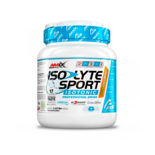 AMIX - Suplemento Deportivo - IsoLyte Energy Sport Drink en Formato de 510 g - Ayuda a Mejorar el Rendimiento y Resistencia Muscular - Contiene Palatinosa - Sabor a Naranja