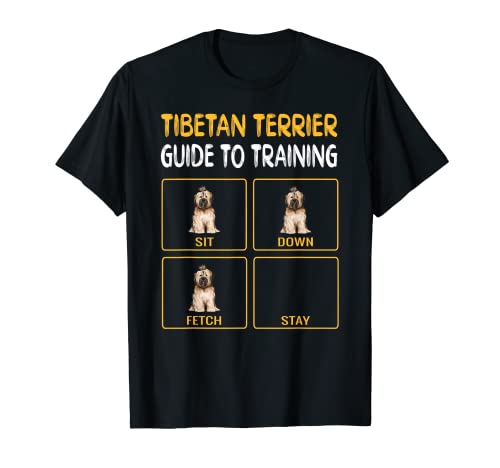 Entrenamiento Perro Gracioso Terrier Tibetano Camiseta