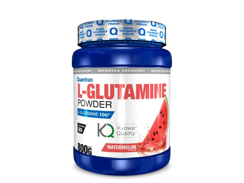 Quamtrax Nutrition - L-Glutamine powder en polvo - Sin Sabor, 400 gr NEW (Watermelon, 800gr)