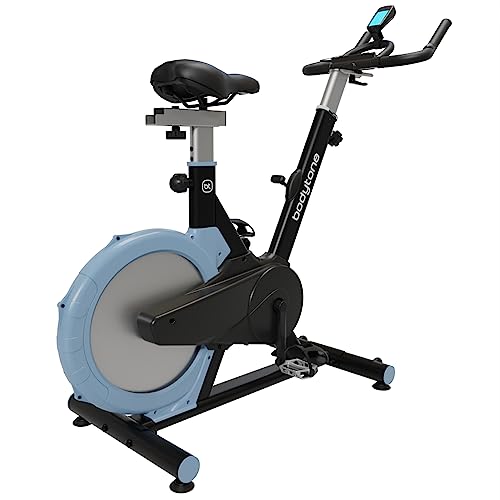 Bicicleta Estática Spinning - Bicicleta fitness con Rueda de inercia y freno mono-patín trasero – DS07 Bodytone