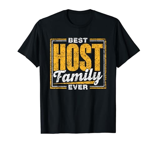 La mejor familia anfitriona jamás papá mamá intercambio familia anfitriona adoptiva Camiseta