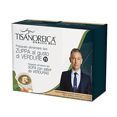 Gianluca Mech - Sopa Proteica Sabor a Verduras, Gluten Free y Vegana Ok - 136gr