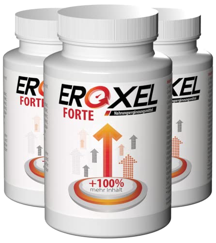 Eroxel Forte 180 cápsulas (3 x 60 cápsulas), paquete de 3 unidades