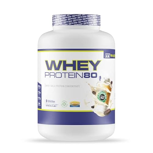 MM SUPPLEMENTS - Whey Protein80-2 Kg - Capuccino - Suplemento Deportivo Puro de Calidad - Proteína Whey - Con Lacprodan de Arla y Suero de Leche - Ayuda a Aumentar la Masa Muscular