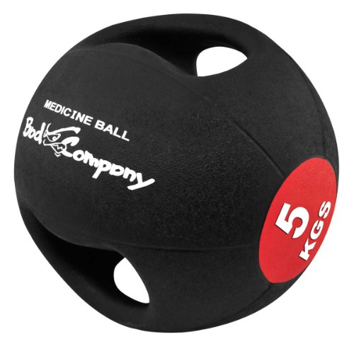 Bad Company Pro-Grip - Balón medicinal con doble agarre, 5 kg