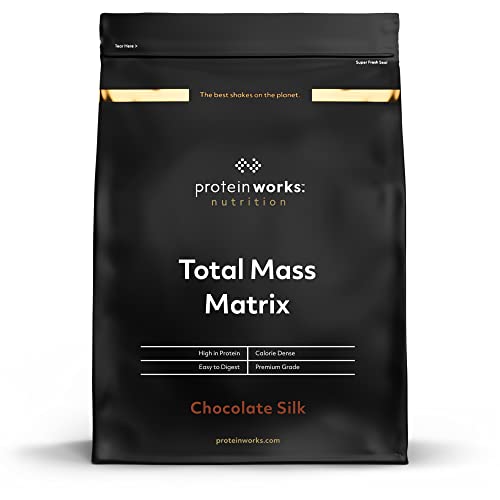 Protein Works| Total Mass Matrix | Ganancia Muscular | Para Ganar Masa, Chocolate Suave, 2000 Gramo