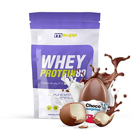 MM SUPPLEMENTS - Whey Protein80-500 g - Choco Surprise - Suplemento Deportivo Puro de Calidad - Proteína Whey - Con Lacprodan de Arla y Suero de Leche - Ayuda a Aumentar la Masa Muscular