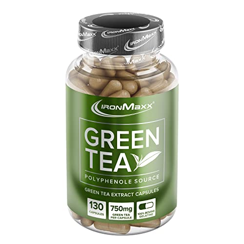 IronMaxx extracto de Té verde, 130 cápsulas (1 paquete)