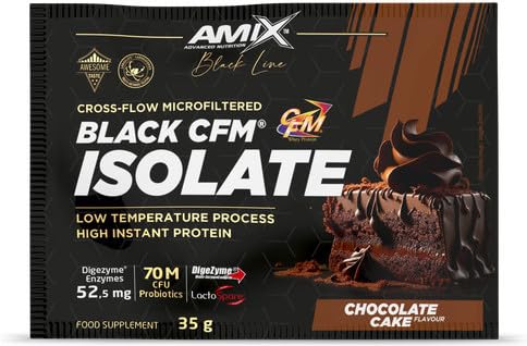 Amix Black Line Cfm Isolate 1 Sobre X 35 Gr Sabor Tarta de chocolate