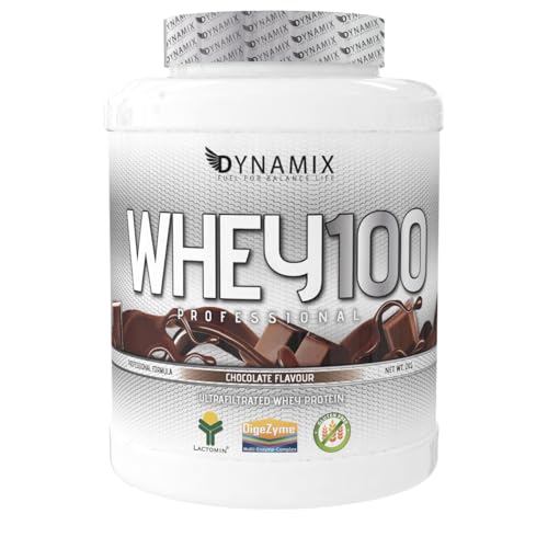 DYNAMIX Whey Protein 100% PROFESSIONAL - 2kg | Sabor Intenso a Chocolate | Proteína de Suero para Musculación y Recuperación Efectiva