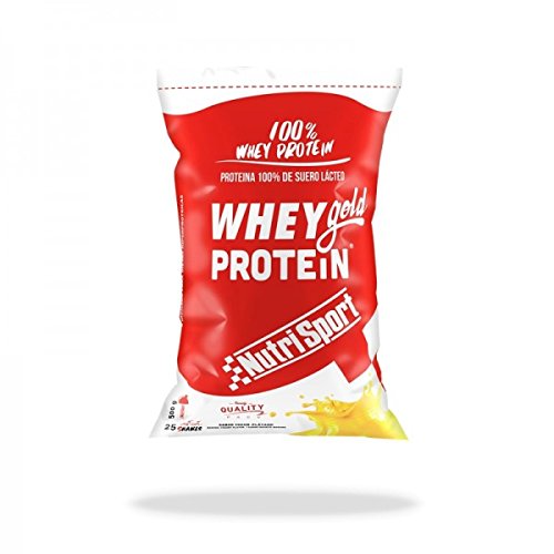 NUTRISPORT Whey Gold Protein | Complemento Alimenticio Post Entrenamiento | Fuente de Proteína (CHOCOLATE, 500 GR)