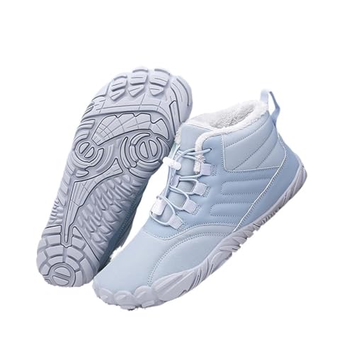 Zapatos Descalzos for Mujer, Zapatillas de Deporte for Correr, Sendero, Punta Ancha, elíptica Minimalista, Zapatos Deportivos for Senderismo y Agua for Hombre (Color : Azul, Size : 47)
