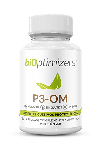 P3-OM – Bio-Cultura para Mujeres y Hombres - Cepa única patentada - Formulado por el médico - No necesita refrigeración (120 cápsula)