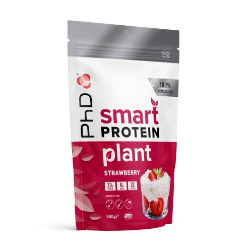 PhD Smart Protein Plant Proteína Vegana en Polvo Vegetal 500 g (20 porciones), Sabor Eton Mess