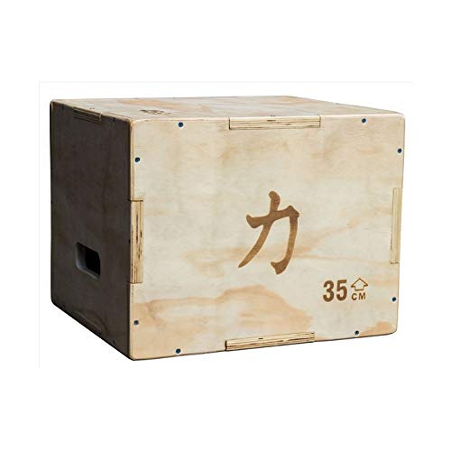 Pequeña caja plyo de madera, 45 cm x 40 cm x 35 cm