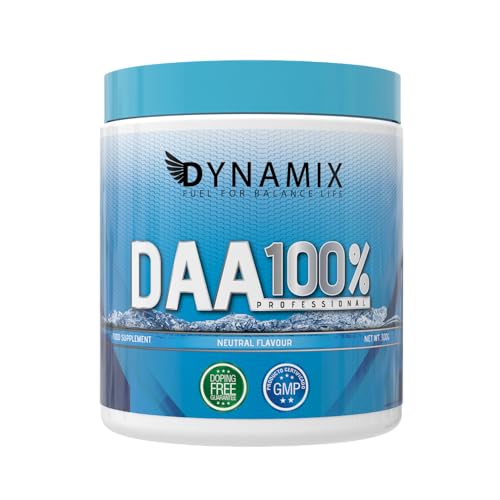 DYNAMIX DAA 100% Ácido D-Aspártico 300 G | aminoácido | glándula pituitaria | suplemento anabólico natural