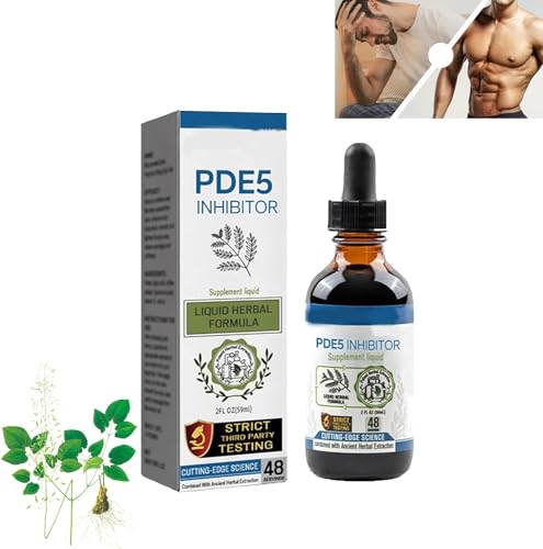 Gotas secretas para hombres, gotas de suplemento inhibidor de PDE5 de Malebiotix, inhibidores de Pde5 para hombres, gotas secretas secretas, mejora la sensibilidad y el placer (1 unidad)