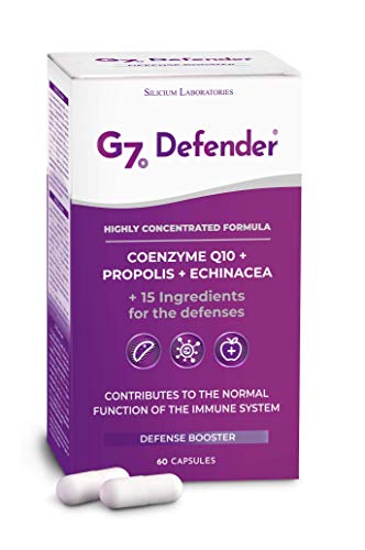 G7 Defender. Fórmula Mejorada. Suplemento Que Contribuye Al Correcto Funcionamiento Del Sistema Inmune Ayudando A Las Defensas Contra Las Agresiones Externas. 60 Cápsulas.