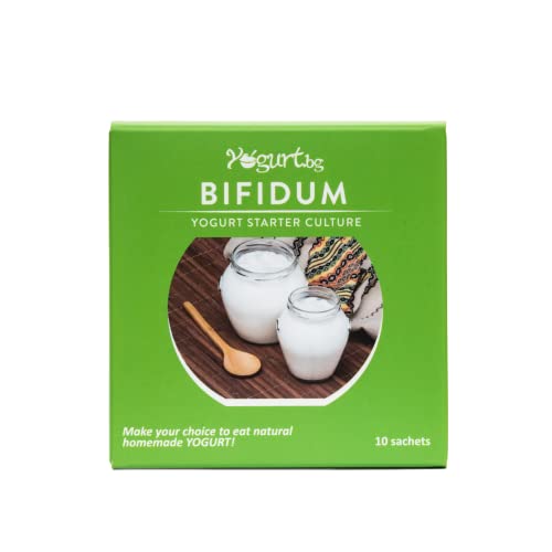 Kefir Yogurt.bg Pack of 10 sachets - Starter Culture - Digestive Health,detoxifying for 10 Liters