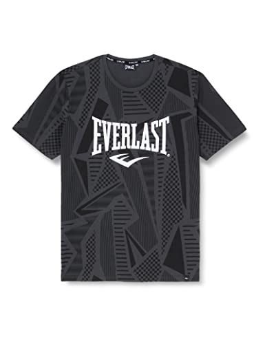 Everlast Randal, T-Shirt para Hombre, Negro, XXL