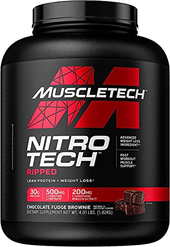 Muscletech Nitro Tech Ripped - 1,8 kg Chocolate Fudge Brownie