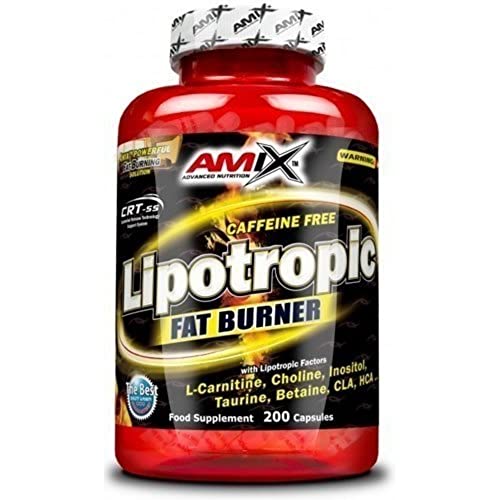 AMIX - Suplemento Deportivo - Lipotropic Fat Burner en Formato de 200 Cápsulas - Gran Aporte de Energía y Mejora la Resistencia - Acelera el Metabolismo