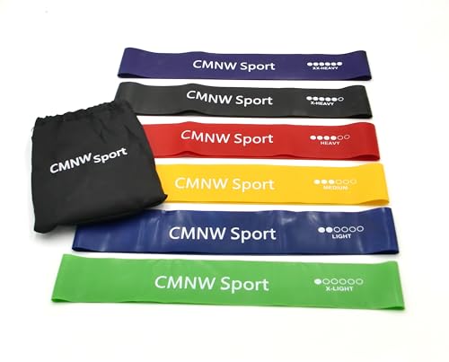 CMNW Pack de 6 Mini Gomas Elasticas Musculacion