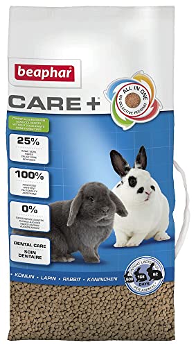 Beaphar Care+ Comida para Conejos 250g - Alto en Fibra, Salud Dental - Alimento Premium