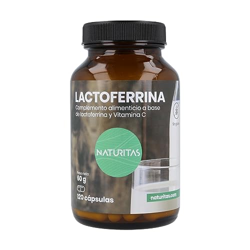 Lactoferrina 100mg con vitamina C 120 cápsulas Naturitas Essentials | Sistema inmunitario | cansancio | Sin gluten
