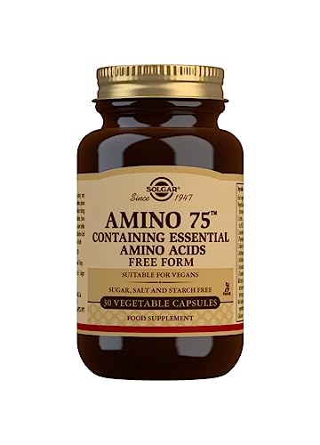 Solgar | Amino 75 | Aminoácidos Esenciales | 30 Cápsulas vegetales