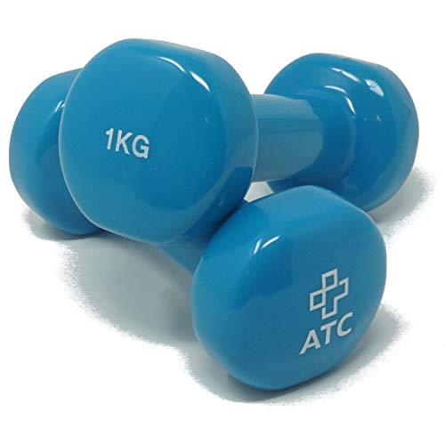 ATC Handels GmbH Mancuernas de vinilo, 1 par, 1 kg