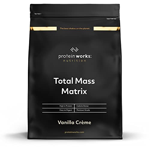 Protein Works| Total Mass Matrix | Ganancia Muscular | Para Ganar Masa| Crema alla Vainilla | 2kg