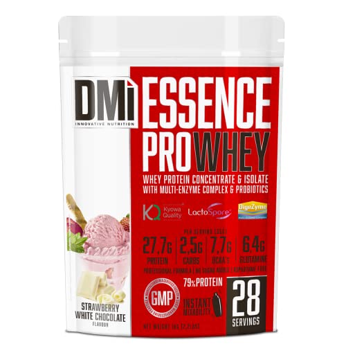 DMI Proteína ESSENCE PRO WHEY - Proteína para Recuperación y Desarrollo Muscula - Proteína de Suero con DigeZyme® y LactoSpore®