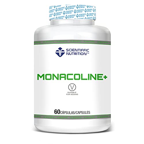 Scientiffic Nutrition - Monacoline+, Levadura de Arroz Rojo, Monacolina K, Coenzima Q10, Ayuda a Mantener los Niveles de Colesterol y a Reducirlo, Apto para Veganos - 60 Cápsulas.