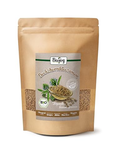 Biojoy Semillas de Fenogreco BÍO (1 kg), enteras, natural, sin aditivos
