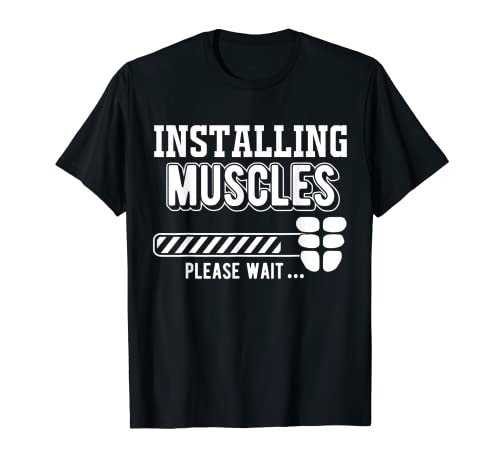 Músculos Six Pack Funny Fitness Progress Camiseta