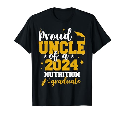 Orgulloso tío de 2024, graduado de último año en nutrición 24 Camiseta