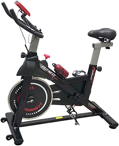 Indoor Cycling Fit Bike - Bicicleta de fitness para entrenamiento en casa con soporte para smartphone, cardio, volante de 6 kg