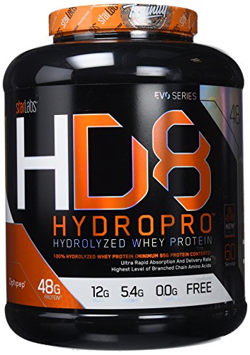 Starlabs Nutrition HD8, 100% Proteína Hidrolizada, Vainilla, 1800g