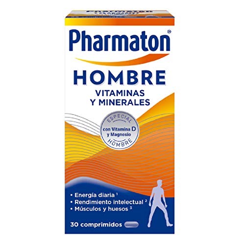 Pharmaton - Multivitaminas - Energía diaria - Hombre 30 comprimidos - Ayuda a los hombres a mantener su vitalidad cada día