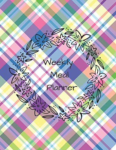 Weekly Meal Planner: 55 Week Food / Planner / Log / Diary / Journal / Calendar ( Pages With Plate Pattern, Grocery Shopping List, Eat Records ) (Get Fit)