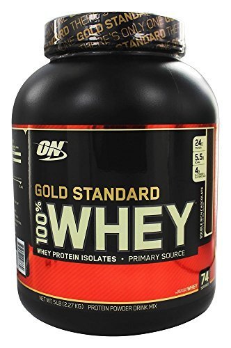Optimum Nutrition Gold Standard 100% Whey Double Rich Chocolate - 5.15 lbs - HSG-236927 by Optimum Nutrition