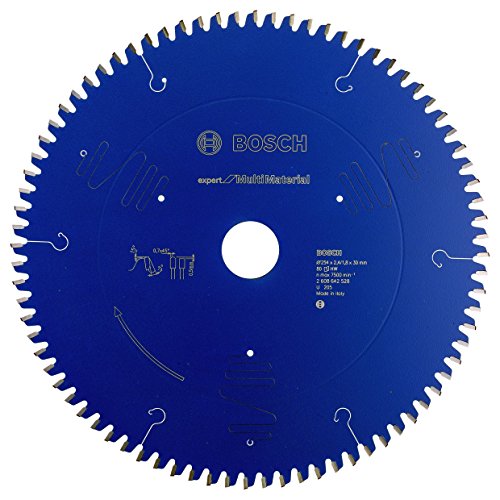 Bosch Profesional Disco de sierra circular Expert for Multi Material (254 x 30 2,4 mm, 80 dientes, accesorio circular)