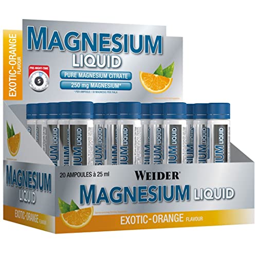 Ampollas de Magnesium Liquid, magnesio en formato liquido. Formato de Ampollas, transportable fácilmente