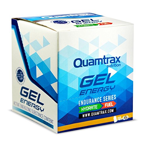 Quamtrax Nutrition Suplemento para Deportistas Energy Gel, Sabor de Cola - 18 Sobres