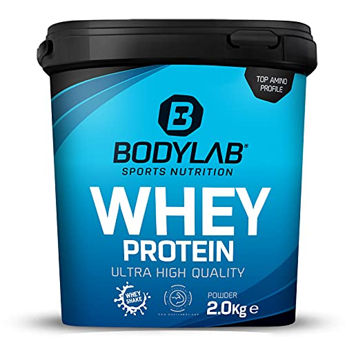Bodylab24 Whey Protein Powder Triple Chocolate 2kg, polvo rico en proteína para músculos más fuertes, la proteína de suero puede promover la construcción de músculo, con 80% de proteína, sin aspartamo