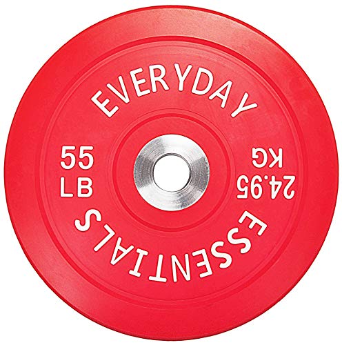 BalanceFrom Everyday Essentials - Disco de peso olímpico de acero