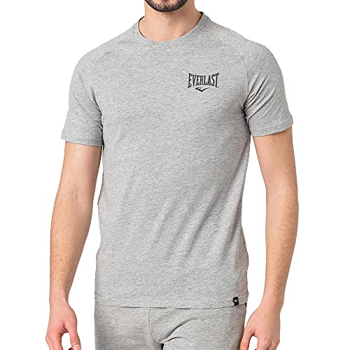 Everlast Shawnee Camiseta Deportiva para Hombre, Gris, M