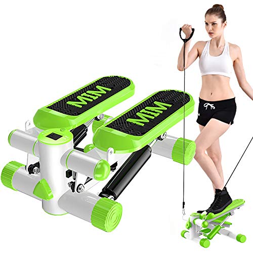 DODOBD Mini Fitness Stepper 2 en 1, Stepper Up-Down/Left - Right,Escaladora para Piernas, Stepper para Hacer Ejercicio de gluteos y Cardio,Stepper con Pantalla Multifuncional