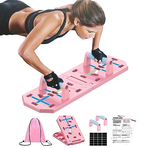 Tabla de realce rosa tablas plegables de realce entrenamiento físico tren gimnasio fuerza muscular músculos ejercicio entrenamiento para hombres y mujeres
